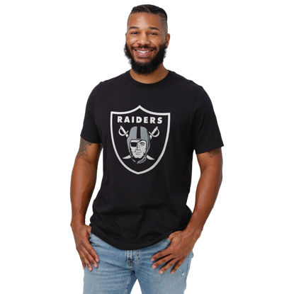Picture of FOCO Las Vegas Raiders Primary Logo Black T-Shirt - Small