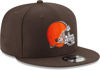 Picture of New Era NFL 9FIFTY Adjustable Snapback Hat Cap One Size Fits All (Cleveland Browns Brown)