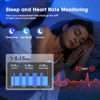 Picture of Fitness Tracker Watch with Heart Rate Monitor, Activity Tracker with Pedometer, Sleep Monitor, Calories & Step Counter, 5ATM Waterproof Smart Watch for Women Men Health Fitness Watch for Sports