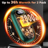 Picture of Hand Warmers Rechargeable - 14000mAh Electric Hand Warmers Rechargeable 2 Pack Heat Up to 131℉ with 18Hrs Warmth, Reusable Electronic Portable Pocket Heater for Women Man Golf Raynauds Camping