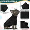 Picture of Queenmore Small Dog Pullover Sweater, Cold Weather Cable Knitwear, Classic Turtleneck Thick Warm Clothes for Chihuahua, Bulldog, Dachshund, Pug (Black, Small)