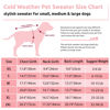 Picture of Queenmore XXL Dog Sweaters,Large Dog Sweater for Pitbull Doberman,Warm Turtleneck Knitted Big Dog Sweater for Male Femal Dogs,Extra Large Size Dog Winter Clothes (Pink,2XL)