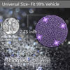 Picture of 2pcs Bling Car Cup Holder Coaster, 2.75 inch Anti-Slip Shockproof Universal Fashion Vehicle Car Coasters Insert Bling Rhinestone Auto Automotive Interior Accessories for Women (2 pcs, Purple Violet)