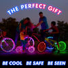 Picture of Activ Life Bike Lights for Night Riding (2 Wheel) Bicycle Lights Front and Rear Mens Bicycle Accessories Gifts for Men Who Have Everything Christmas Stocking Stuffers