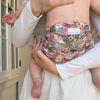 Picture of Esembly Cloth Diaper Outer, Swim Diaper, Waterproof Diaper Cover, Leak-Proof, Breathable Layer Over Prefolds, Flats or Fitteds, Reusable Diaper with Snap Closure - Size 2 (18-35lbs), Botanic Garden