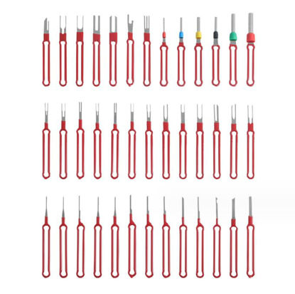 Picture of Kikerike Terminal Removal Tool Kit (Long-handle-41Pcs-Red)