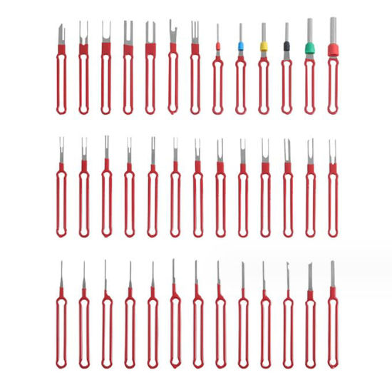 Picture of Kikerike Terminal Removal Tool Kit (Long-handle-41Pcs-Red)