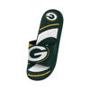Picture of FOCO Green Bay Packers NFL Mens Colorblock Big Logo Gel Slides - M