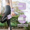 Picture of Ankle Weights, Wrist Leg Arm Weight for Women Men with Adjustable Straps, A Pair Of 2LBS(1LB Each Weight) Arm Weighted for Running Walking Yoga Gymnastics Physical Therapy, Light Purple