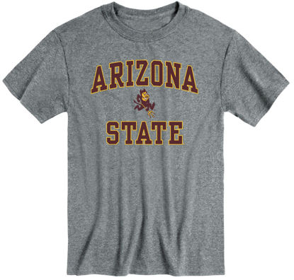 Picture of Barnesmith Arizona State University ASU Sun Devils Short-Sleeve T-Shirt, Spirit, Charcoal Grey, X-Large