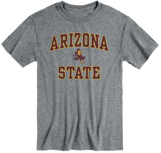 Picture of Barnesmith Arizona State University ASU Sun Devils Short-Sleeve T-Shirt, Spirit, Charcoal Grey, X-Large