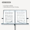 Picture of CRANBURY Sheet Music Folder 8.5x11 - Dual Use Music Holder (Pink), Store inside 24 Protective Sleeves or Write on Exposed Pages Outside Sleeves, 8.5 x 11 Spiral Notebook Binder Organizer, Lay Flat