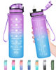Picture of Enerbone 32 oz Water Bottle, Leakproof BPA & Toxic Free, Motivational Water Bottle with Times to Drink and Straw, Fitness Sports Water Bottle with Strap for Office, Gym, Outdoor Sports