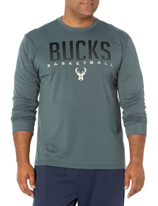 Picture of Ultra Game Men's Standard Long Sleeve Athletic Quick Dry Performance T-Shirt, Team Color, Medium