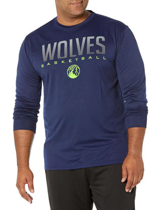 Picture of Ultra Game Men's Standard Long Sleeve Athletic Quick Dry Performance T-Shirt, Team Color, Medium