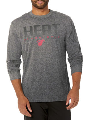 Picture of Ultra Game Men's Standard Long Sleeve Athletic Quick Dry Performance T-Shirt, Heather Charcoal, Small