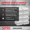 Picture of SPRI Chalk Block, 2oz. (8 Pack) for Gymnastics, Rock Climbing, Bouldering, Weight-Lifting,