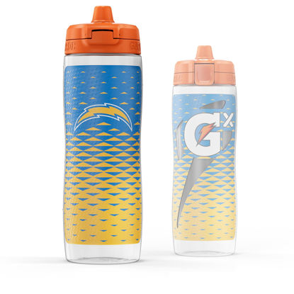Picture of Gatorade Gx NFL Non-Slip Squeeze Bottles, 30 fl oz, Gx Hydration System