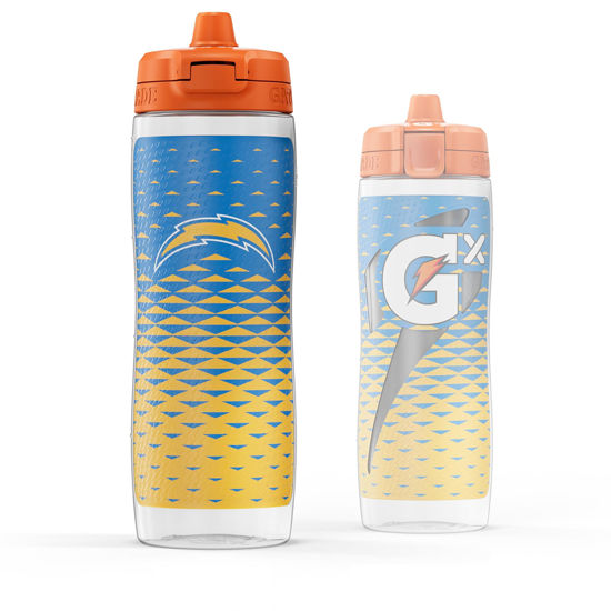 Picture of Gatorade Gx NFL Non-Slip Squeeze Bottles, 30 fl oz, Gx Hydration System