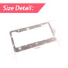 Picture of YALOK Bling Car License Plate Frame, Sparkly Rhinestone Stainless Steel License Plate Cover/Holder, Universal for Most Cars, SUVs, Vehicles with Screw Set, Auto Accessories for Women (Yellow)