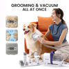 Picture of oneisall Dog Hair Vacuum & Dog Grooming Kit, Pet Grooming Vacuum with Pet Clipper Nail Grinder, 1.5L Dust Cup Dog Brush Vacuum with 7 Pet Grooming Tools for Shedding Pet Hair, Home Cleaning