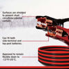 Picture of CARTMAN 4 Gauge 16 Feet Jumper Cables 300AMP Heavy Duty Booster Cable in Carry Bag
