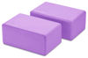 Picture of Fitvids Set of 2 High Density Yoga Blocks, 9"x6"x4" Each, Pair (Purple)