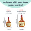 Picture of Huxley & Kent for Dogs | Barker's Mark (Small) | Funny Dog Toy | Power Plush Dog Toy with Squeaker | Dog Gift | Fun, Durable, and Safe | H&K Squeaky Dog Toy