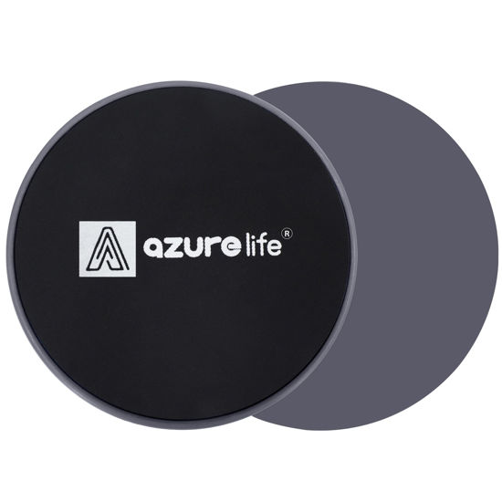 Picture of A AZURELIFE Exercise Core Sliders, Dual Sided Exercise Gliding Discs Use on Carpet or Hardwood Floors, Light and Portable, Perfect for Abdominal&Core Workouts
