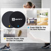 Picture of A AZURELIFE Exercise Core Sliders, Dual Sided Exercise Gliding Discs Use on Carpet or Hardwood Floors, Light and Portable, Perfect for Abdominal&Core Workouts