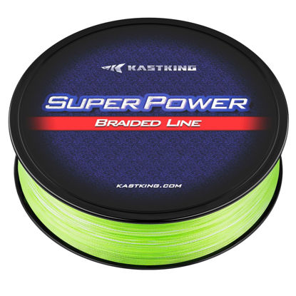 Picture of KastKing Superpower Braided Fishing Line, Grass Camo, 50LB, 150 Yds