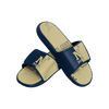 Picture of FOCO Navy Midshipmen NCAA Mens Colorblock Big Logo Gel Slides - L