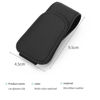 Picture of CHOSMOYI 2 Packs Sunglasses Holder for Car, Sunglass Clip for Car Visor, Magnetic Leather Car Eyeglass Holder and Ticket Card Clip, Suitable for Different Size Eyeglasses(Black