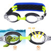 Picture of RUIGAO Kids Swim Goggles Age 2-6, Toddler Goggles No Hair Pull, Child Goggles Padded HeadBand (1PK Goggles-Shark)