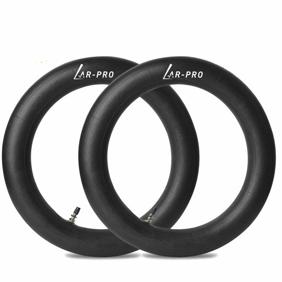 Picture of (2-Pack) AR-PRO 3.00/3.50-12" Dirt Bike Inner Tubes with TR4 Valve Stem - 80/200-12 Motocross Bike Tire Replacement Inner Tubes Compatible with Honda CRF50/XR70, Yamaha TTR 90/100, and More