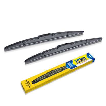 Picture of 5 PLUS Back Windshield Wiper Blades 13 Inch (Pack of 2), Replacement For Honda CRV 2016 2015 2014 2013 2012 And More, Premium All-Season Rear Wiper Blades For My Car