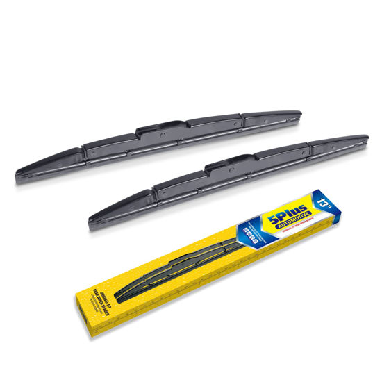 Picture of 5 PLUS Back Windshield Wiper Blades 13 Inch (Pack of 2), Replacement For Honda CRV 2016 2015 2014 2013 2012 And More, Premium All-Season Rear Wiper Blades For My Car