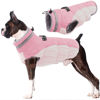 Picture of Lelepet Warm Dog Winter Coat Dog Coat Dog Cold Weather Coats Windproof Reflective Turtleneck Fleece Dog Jacket with Harness Thick Dog Fleece Vest XXLarge Dog Coat Dog Coats for Small Medium Large Dog