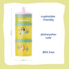Picture of Whiskware Bluey Stackable Snack Containers for Kids and Toddlers, 3 Stackable Snack Cups for School and Travel, Bluey and Bingo, So Relaxing!