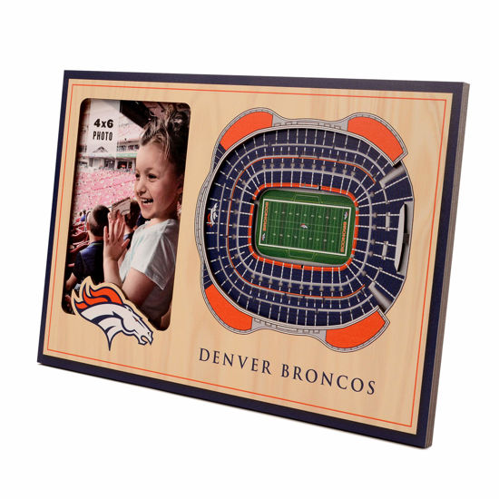 Picture of YouTheFan NFL Denver Broncos 3D StadiumViews Picture Frame