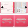 Picture of UYYE Car Registration and Insurance Card Documents Holder 2-Pack,Car Interior Accessories for Car,Truck,SUV and Other Vehicle, Case Wallet for Car Documents Organizer (Rose)