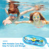 Picture of Starweh Kids Swim Goggles, 2 Pack Swimming Goggles No Leaking Anti Fog Kids Goggles for Boys Girls(Age 6-14), Blue & Yellow