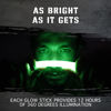 Picture of 20 Ultra Bright Emergency Glow Sticks - Individually Wrapped Long Lasting Industrial Grade Glowsticks for Survival Gear, Camping Lights, Power Outages and Military Use (Green)