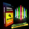 Picture of Glow Mind 20 Ultra Bright Glow Sticks - Emergency Light Sticks for Camping Accessories, Parties, Hurricane Supplies, Earthquake, Survival Kit and More - Lasts Over 12 Hours (Multi Color)