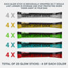 Picture of Glow Mind 20 Ultra Bright Glow Sticks - Emergency Light Sticks for Camping Accessories, Parties, Hurricane Supplies, Earthquake, Survival Kit and More - Lasts Over 12 Hours (Multi Color)