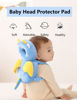 Picture of Toddler Baby Head Protection Cushion Backpack Wear,Blue Dinosaur
