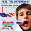 Picture of Oral Mart USA Flag Mouth Guard for Kids - Youth American Flag Sports Mouthpiece for Flag Football, Karate, Boxing, Sparring, Rugby, MMA, BJJ, Rugby, Martial Arts,Taekwondo