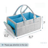 Picture of Mr. Pen- Baby Diaper Caddy Organizer, Blue Inside, Diaper Organizer, Car Diaper Caddy, Baby Caddy Organizer, Portable Diaper Caddy, Diaper Organizer for Changing Table, Baby Organizer for Nursery