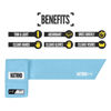 Picture of Nxtrnd Streamer Football Towel, Thin Sports Towel, Dries Hands & Football Accessories (Columbia Blue)