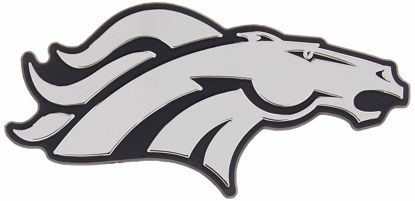 Picture of Rico Industries NFL Denver Broncos Chrome Finished Auto Emblem 3D Sticker